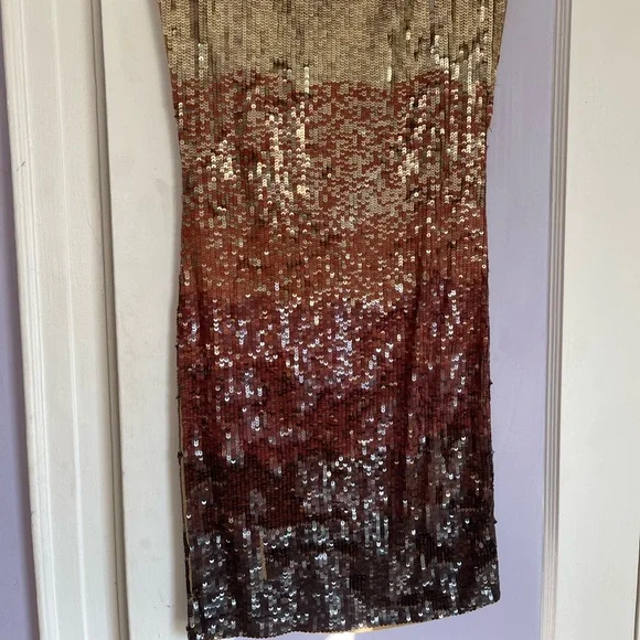 Alice & Olivia Womens sequin mini dress - Picture 4 of 4
